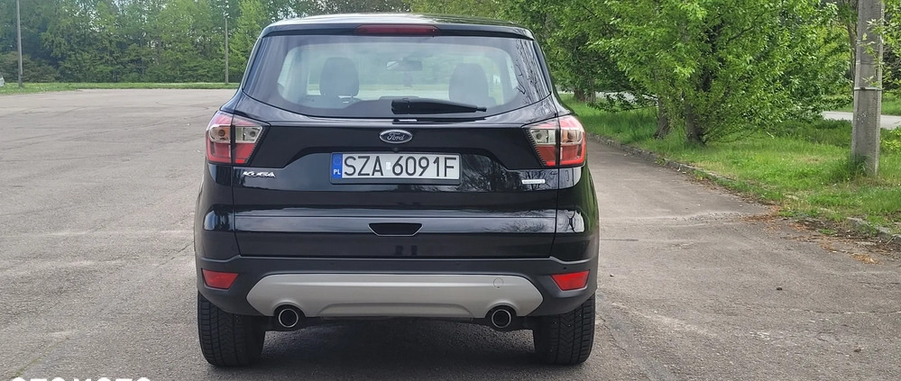 Ford Kuga cena 63500 przebieg: 91600, rok produkcji 2017 z Zawiercie małe 137